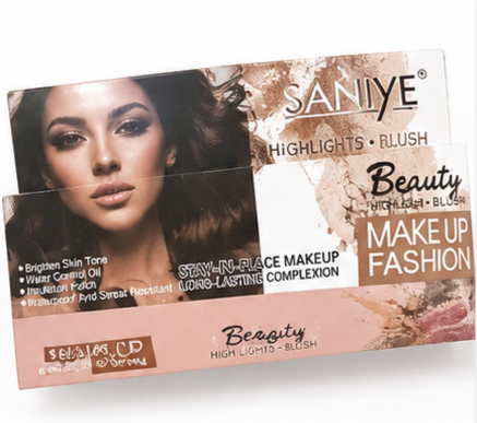 رژگونه پودری سانیهSANIYE Beauty رنگ جذاب و ماندگار