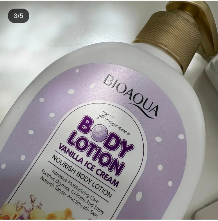 لوسیون بدن بیواکوا BIOAQUA | آبرسان و نرمکننده پوست با رایحههای دلنشین