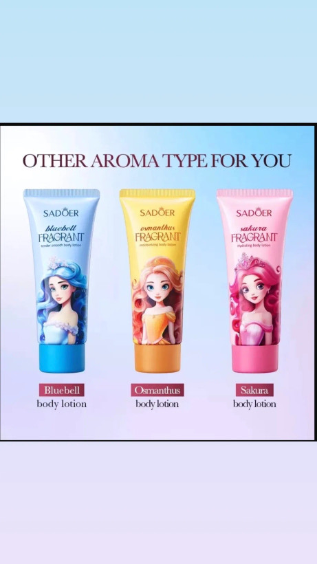 لوسیون بدن سادور ساکورا SADOER Sakura Fragrant Hydrating Body Lotion