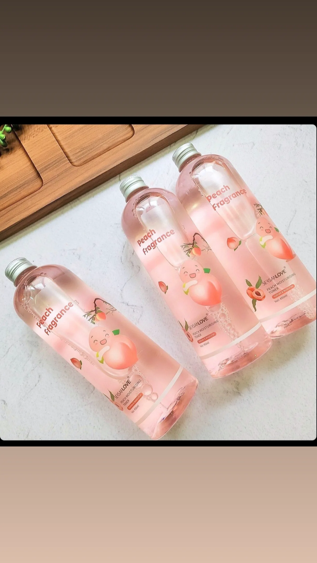 تونر آبرسان هلو SERSANLOVE Peach Moisturising Toner