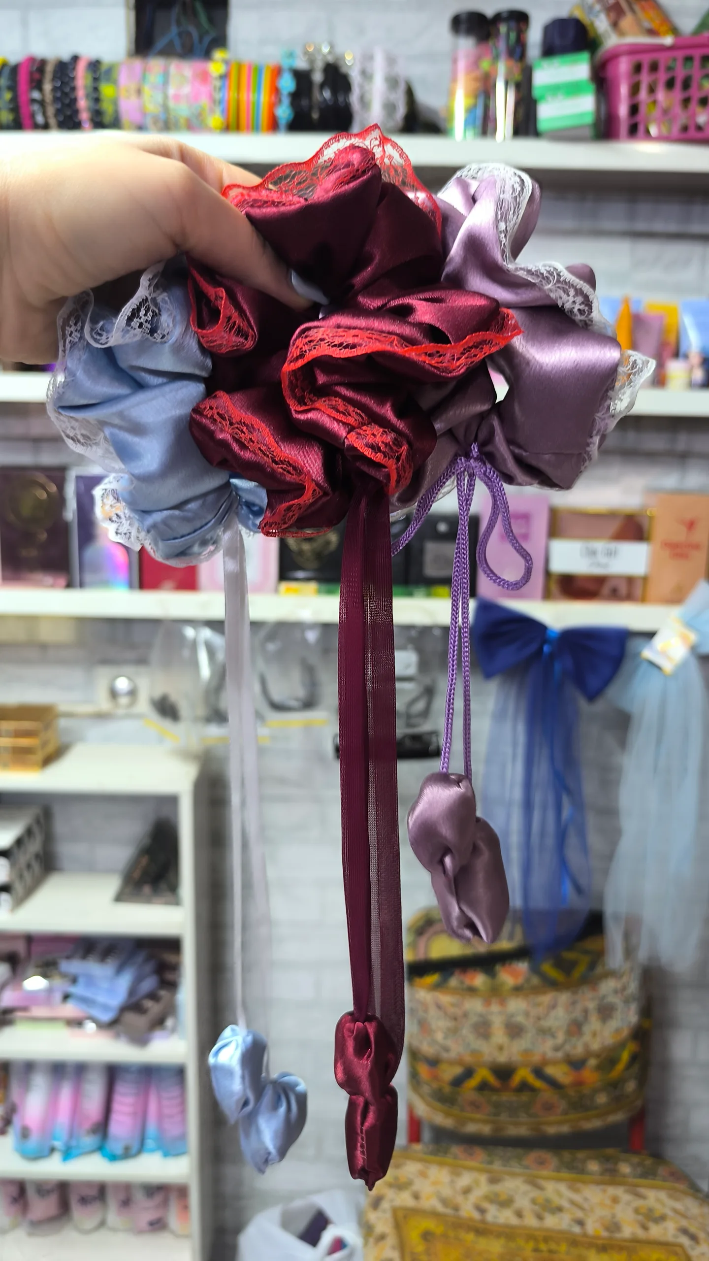 کش مو/اسکرانچی ساتن