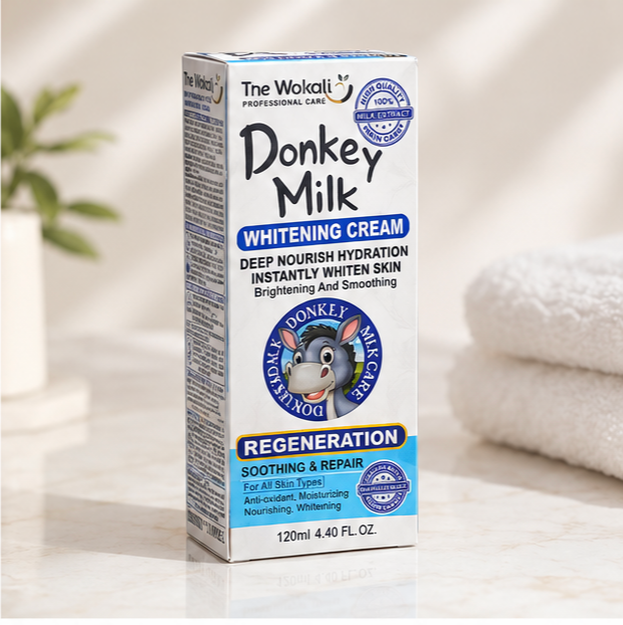 کرم شیر الاغ ووکالی Donkey Milk روشن کننده و آبرسان 120 میل | گالری مرسانا