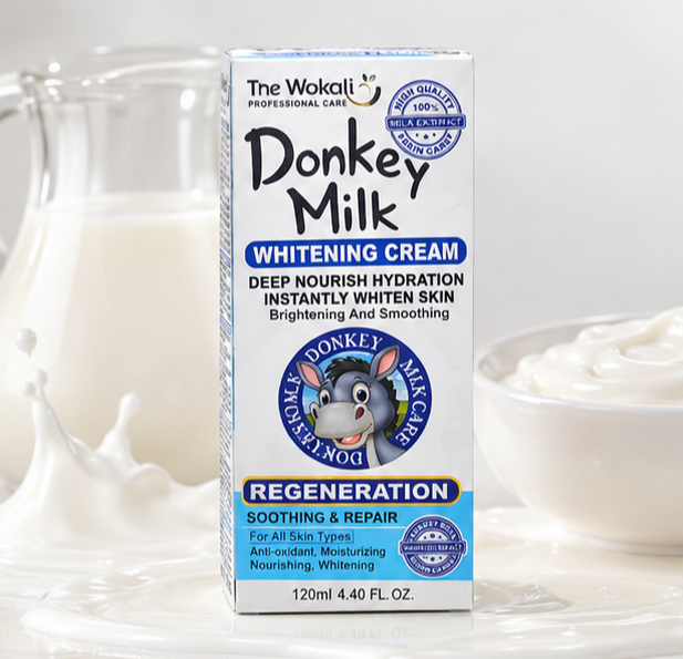 کرم شیر الاغ ووکالی Donkey Milk روشن کننده و آبرسان 120 میل | گالری مرسانا