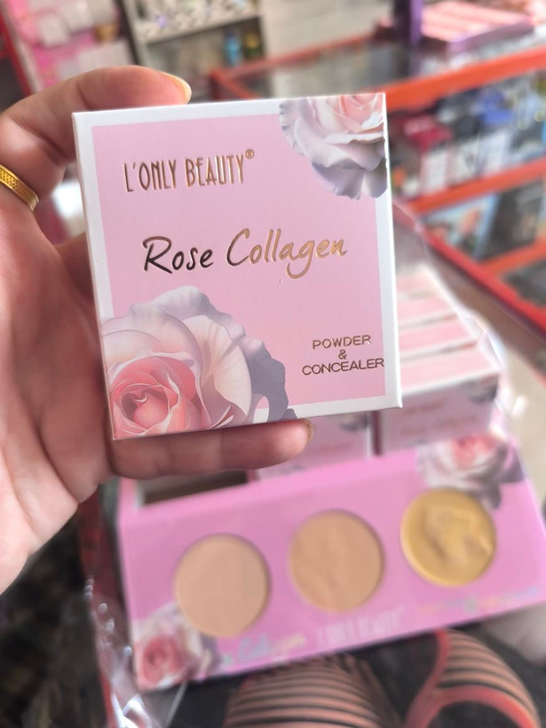 L'ONLY BEAUTY Rose Collagen Powder & Concealer